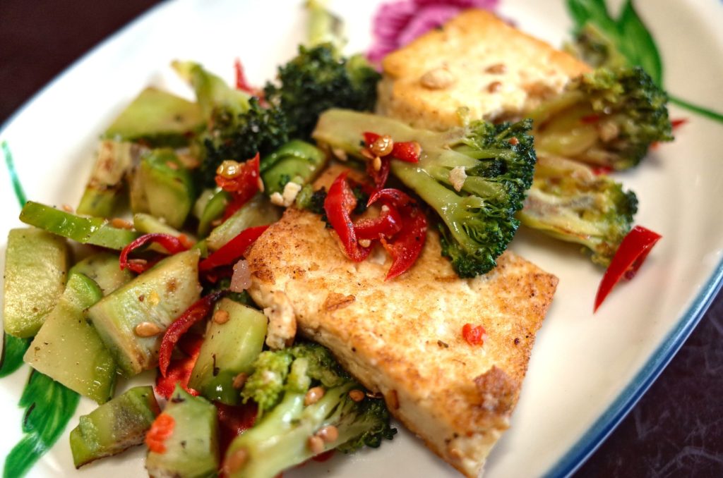 tofu so zeleninou